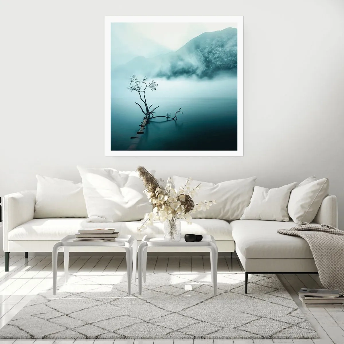 Poster - Aus Wasser und Nebel - 30x30 cm