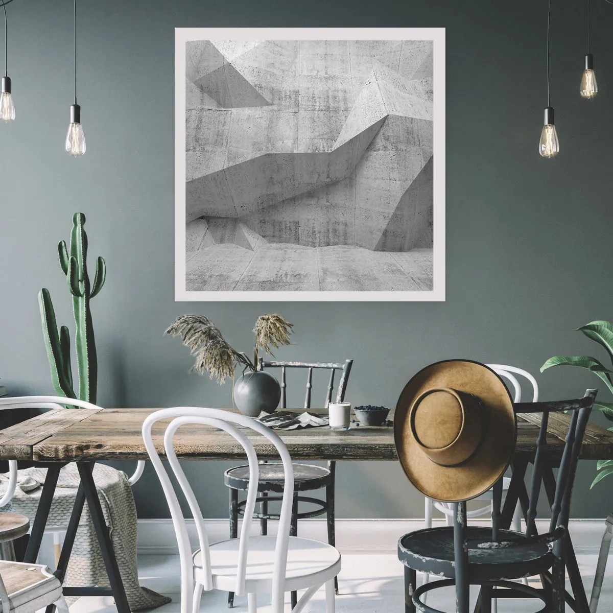 Poster - Eine echte Herausforderung - 50x50 cm