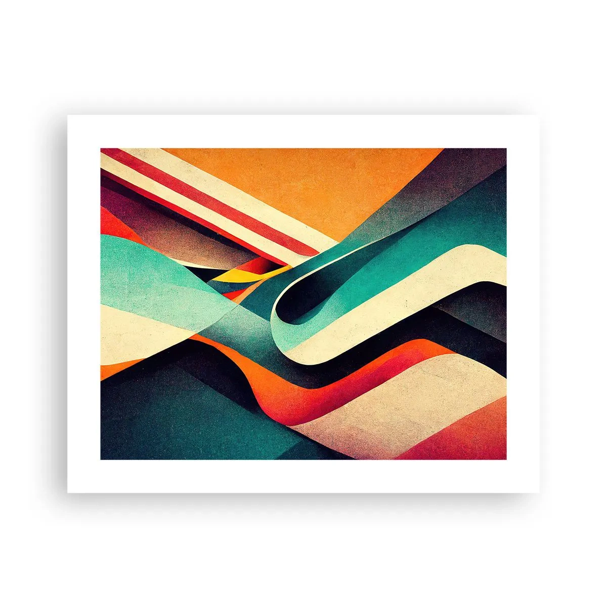 Poster - Intensive Komposition - 50x40 cm