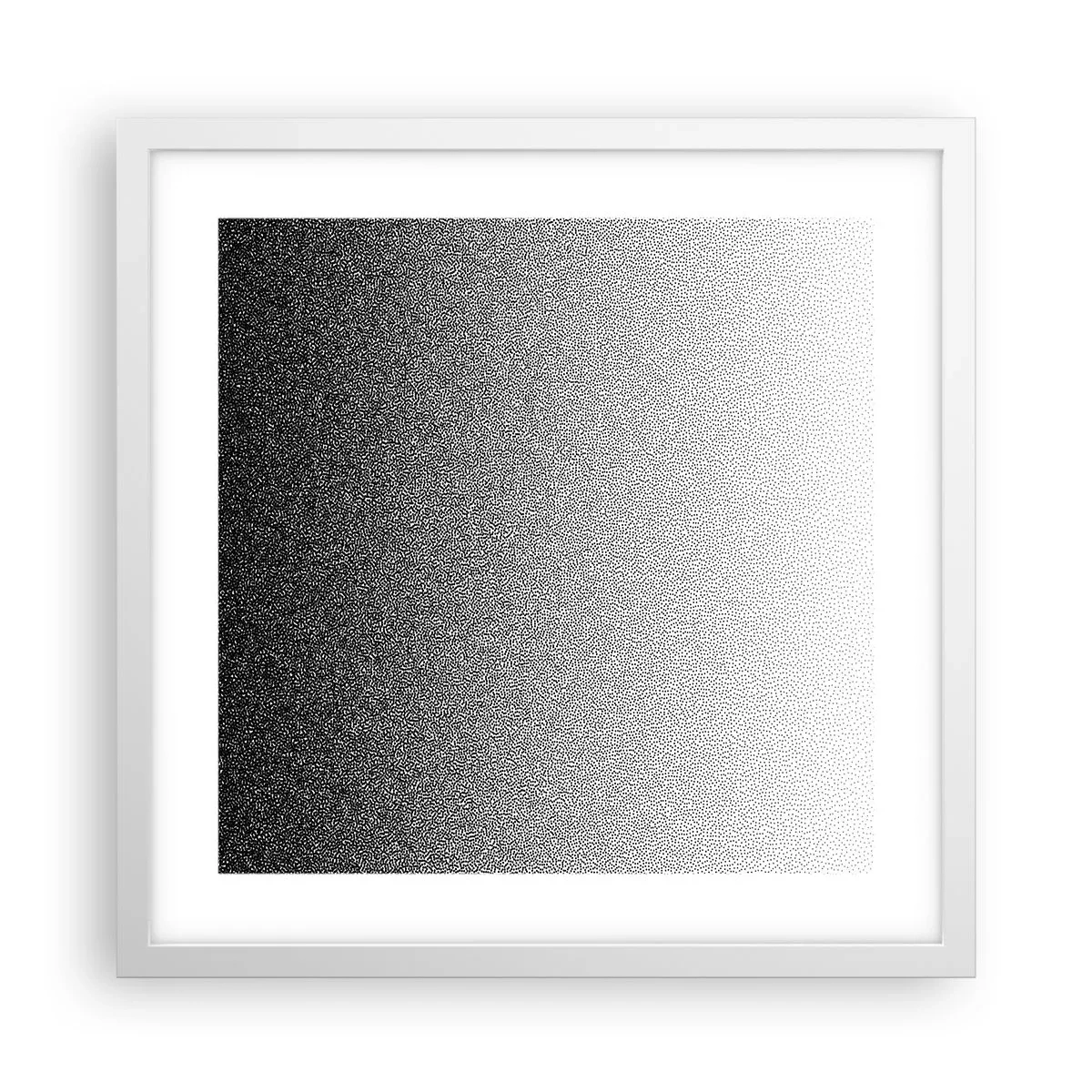 Poster in einem weißen Rahmen - Dem Licht entgegen - 40x40 cm