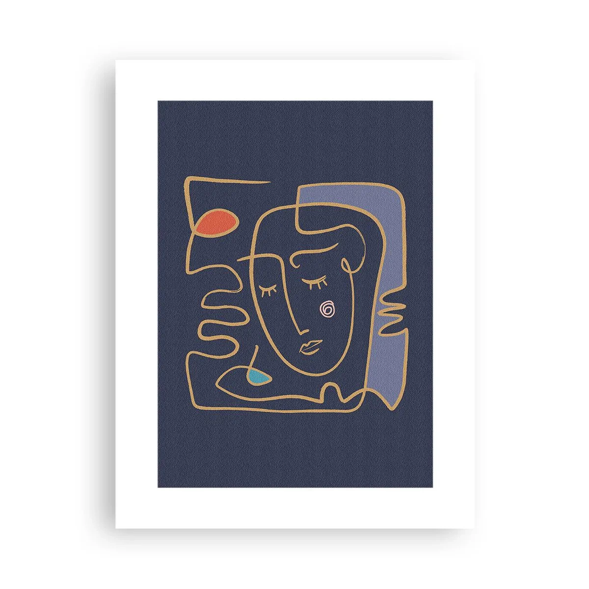 Poster - In Gedanken - 30x40 cm