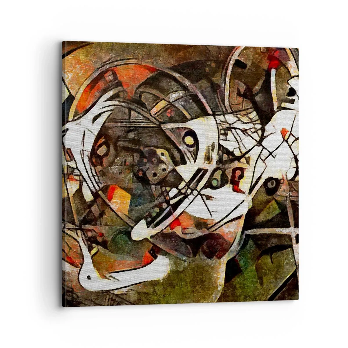 Bild auf Leinwand - Leinwandbild - Hören Sie den Verkehr? - 70x70 cm