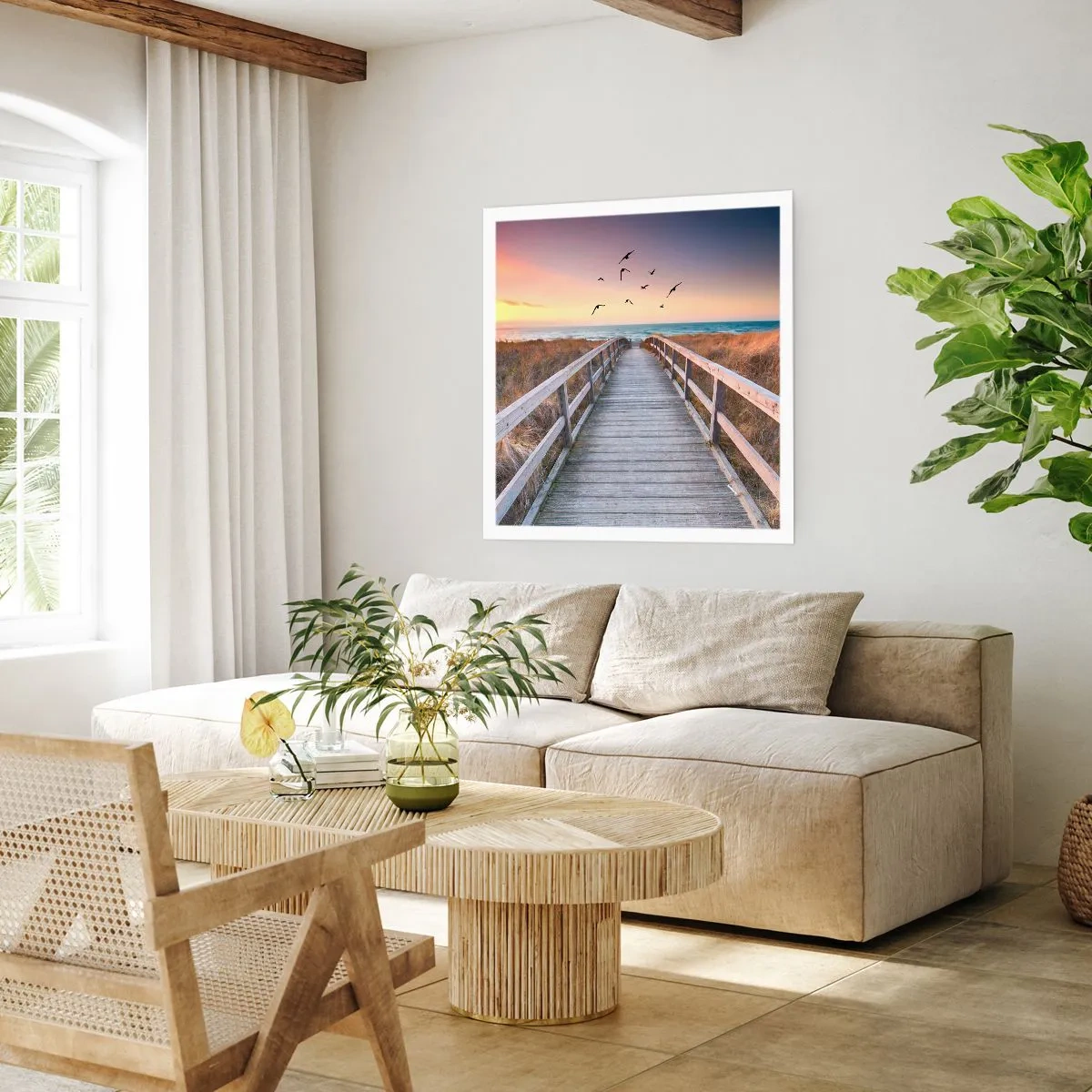 Poster - Der Raum für Auffliegen - 40x40 cm