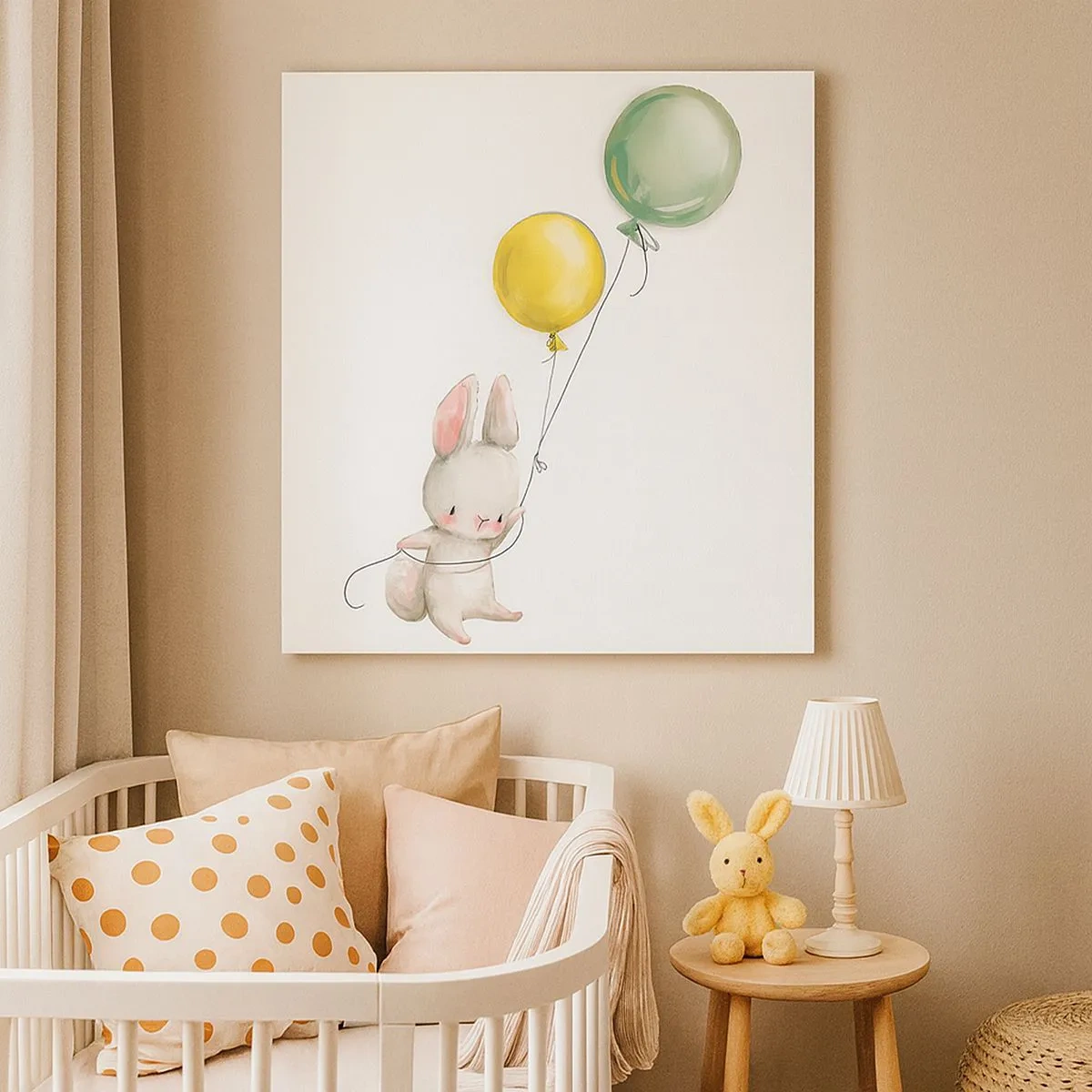 Bild auf Leinwand - Leinwandbild - Ich werde auch fliegen! - 30x30 cm