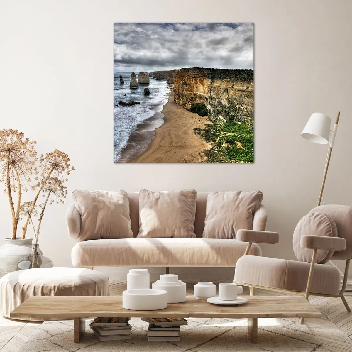 Bild auf Leinwand - Leinwandbild - Rohe Schönheit - 40x40 cm