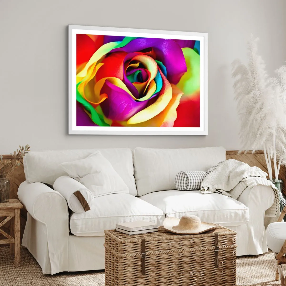 Poster in einem weißen Rahmen - Es ist unmöglich - 91x61 cm