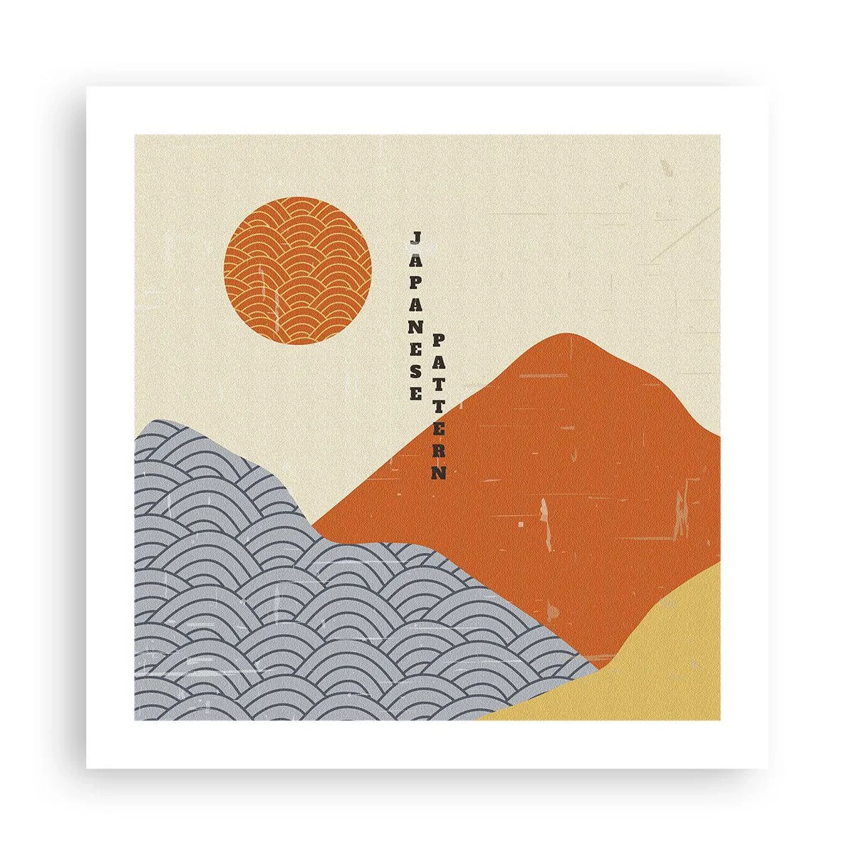 Poster - Im japanischen Geist - 50x50 cm