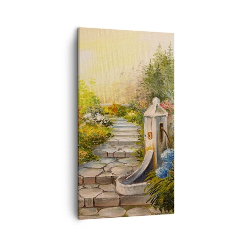 Bild auf Leinwand - Leinwandbild - In voller Blüte - 45x80 cm