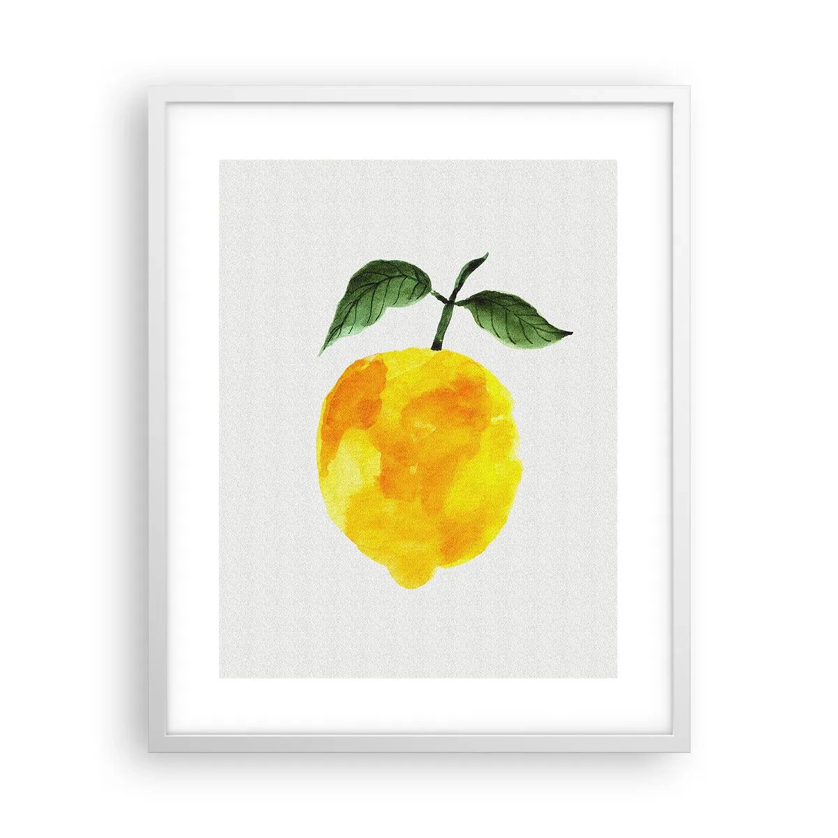 Poster in einem weißen Rahmen - So schmeckt man die Sonne - 40x50 cm