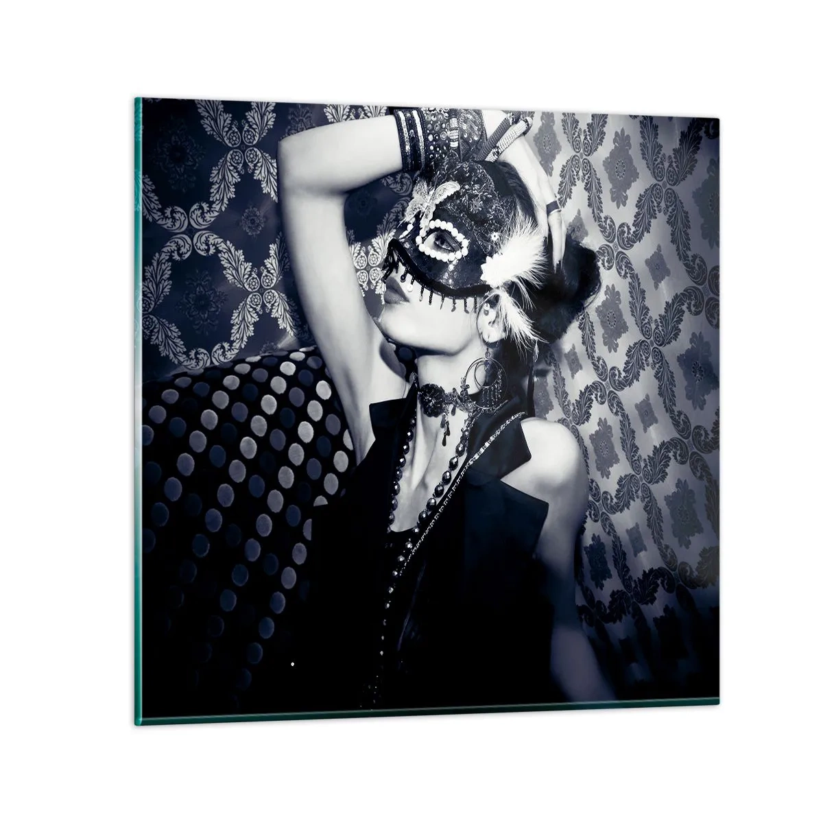 Glasbild - Bild auf glas - Dekorationen, Ornamente, Muster ... - 60x60 cm