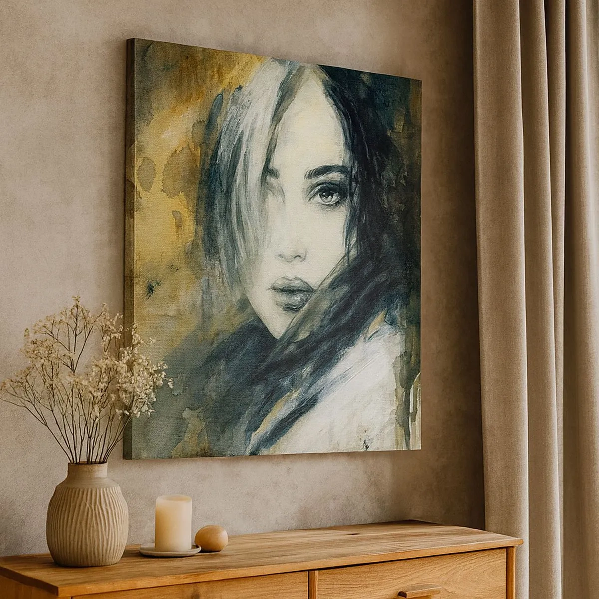 Bild auf Leinwand - Leinwandbild - unschuldiger oder sinnlicher? - 30x30 cm