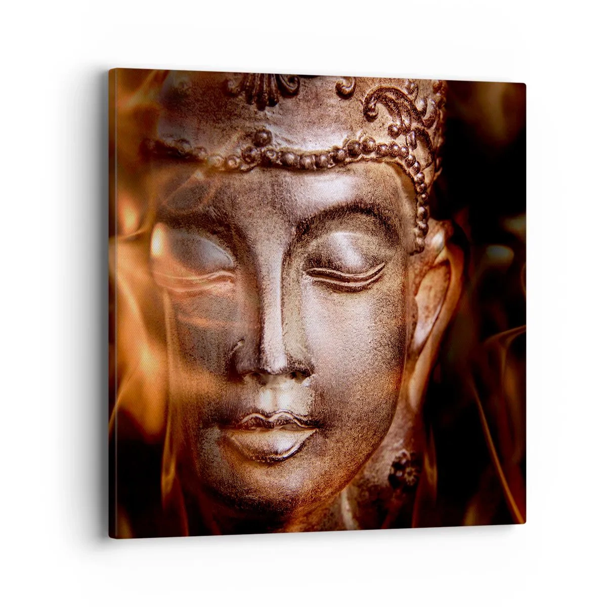 Bild auf Leinwand - Leinwandbild - Es existiert nur hier und jetzt - 40x40 cm