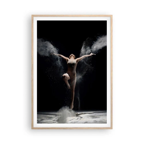 Poster in einem Rahmen aus heller Eiche - Elfen existieren - 70x100 cm