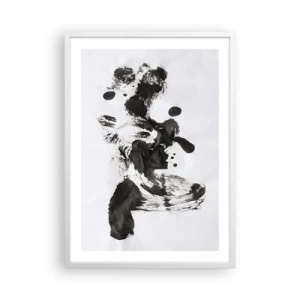 Poster in einem weißen Rahmen - Obwohl das Wahnsinn ist, steckt darin eine Methode? - 50x70 cm