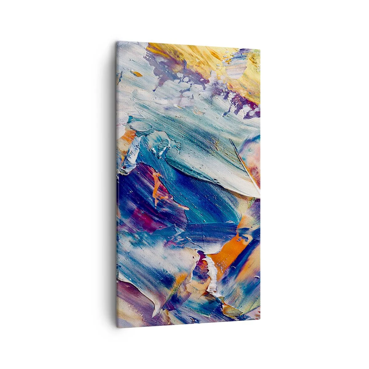 Bild auf Leinwand - Leinwandbild - Farbverwirrung - 45x80 cm