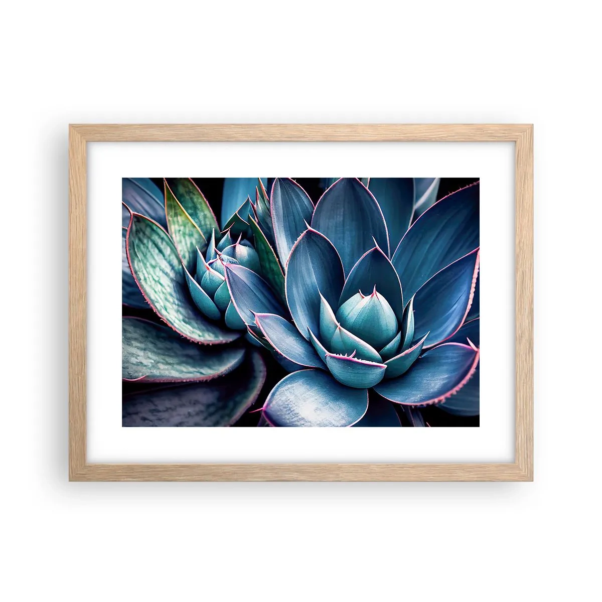 Poster in einem Rahmen aus heller Eiche - Lebenskraft - 40x30 cm