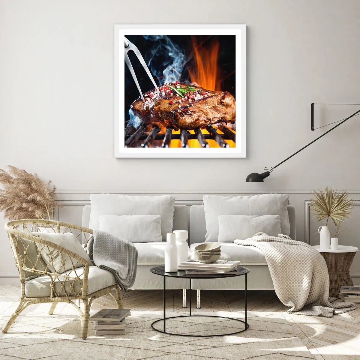 Poster in einem weißen Rahmen - Saftig und duftend - 40x40 cm