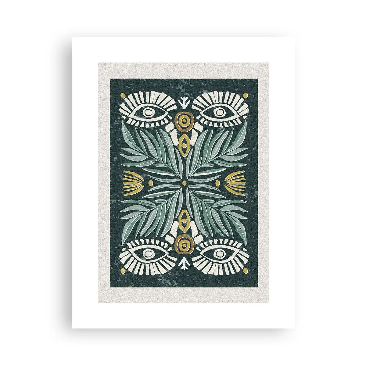 Poster - Wie ein Volksausschnitt - 30x40 cm
