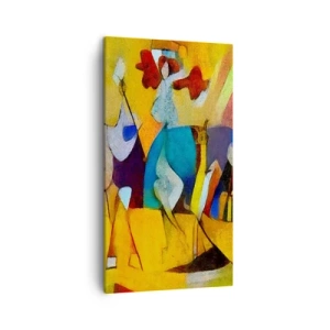 Bild auf Leinwand - Leinwandbild - Sonne - Leben - Freude - 45x80 cm