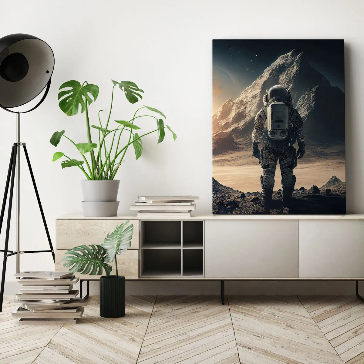 Bild auf Leinwand - Leinwandbild - Neue Herausforderung - 65x120 cm