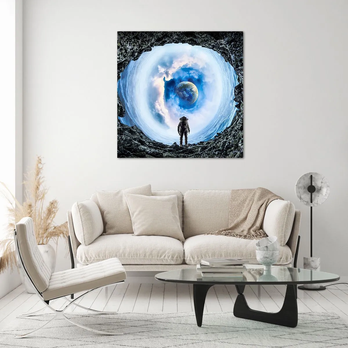 Glasbild - Bild auf glas - Es ist nicht weit von zu Hause - 30x30 cm