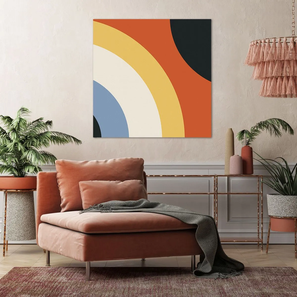 Bild auf Leinwand - Leinwandbild - Zu mir selbst - 70x70 cm