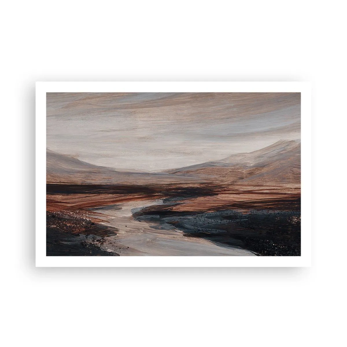 Poster - Ruhiges Tal - 91x61 cm