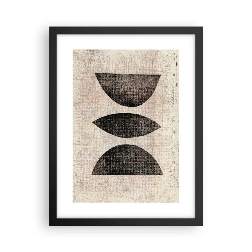 Poster in einem schwarzem Rahmen - Ethnische Abstraktion - 30x40 cm