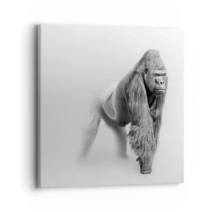 Bild auf Leinwand - Leinwandbild - Zuversichtlich in seiner Stärke - 40x40 cm