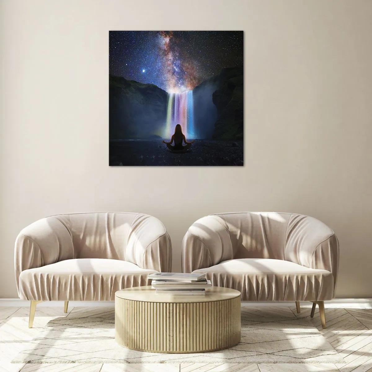 Glasbild - Bild auf glas - Absolute Harmonie - 60x60 cm