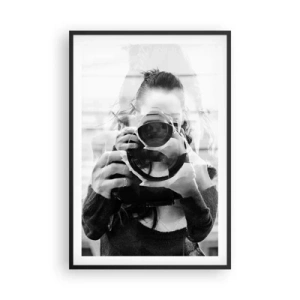 Poster in einem schwarzem Rahmen - Schöpfer und Material - 61x91 cm