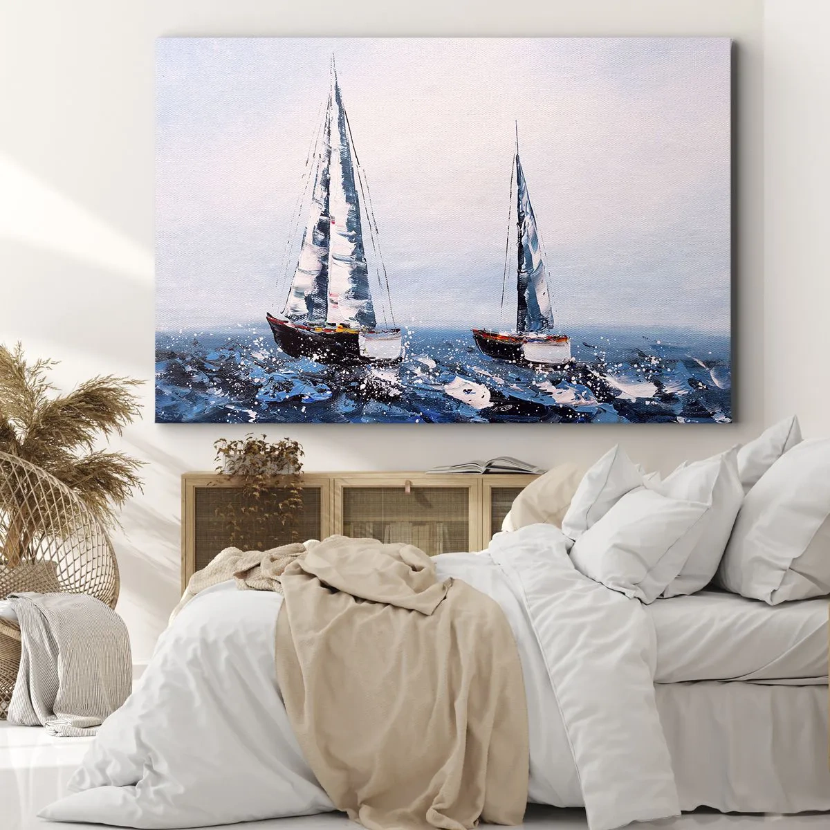 Bild auf Leinwand - Leinwandbild - Bruderschaft des Windes - 70x50 cm