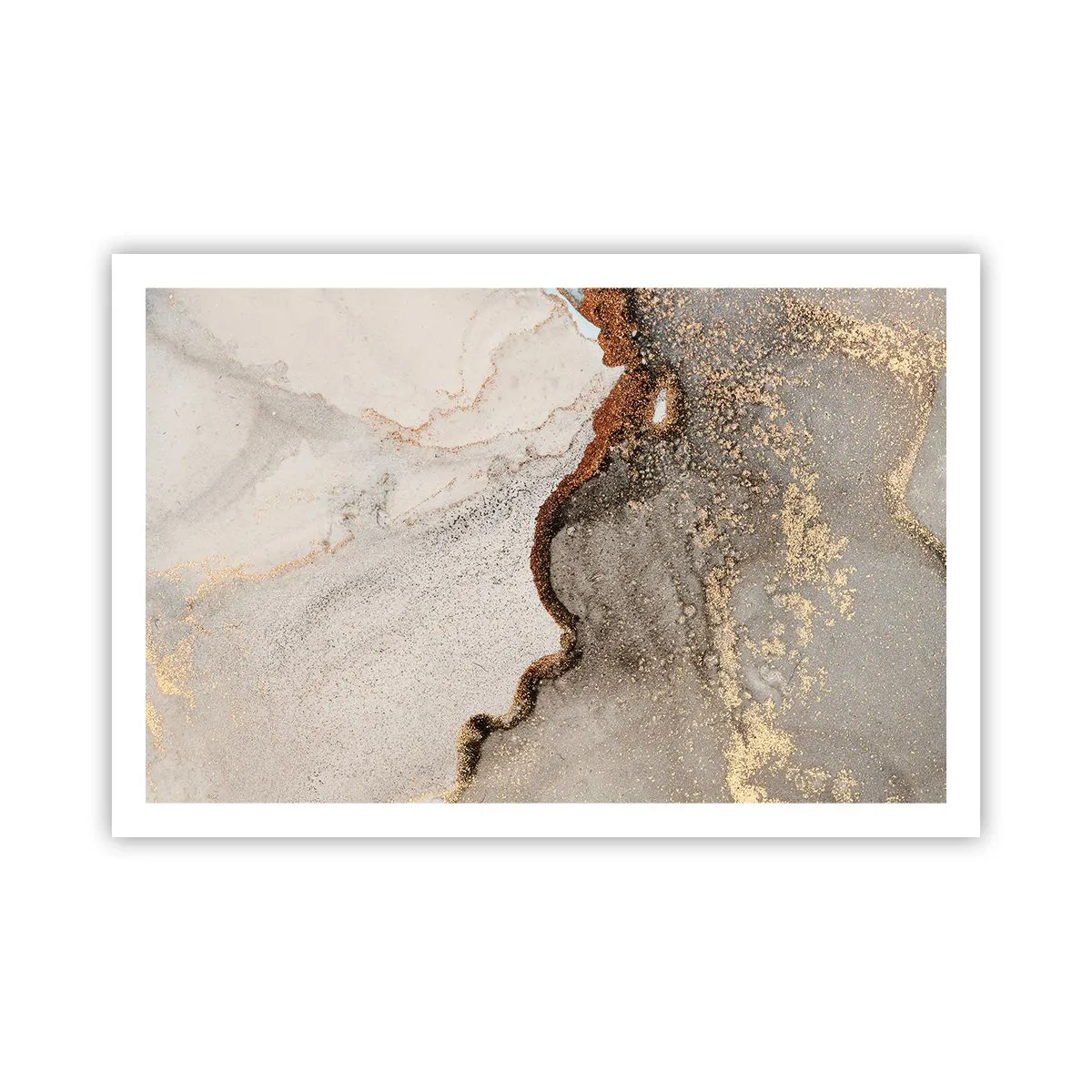 Poster - An der Grenze der Farben - 91x61 cm
