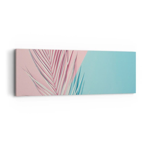 Bild auf Leinwand - Leinwandbild - Tropischer Eindruck - 90x30 cm