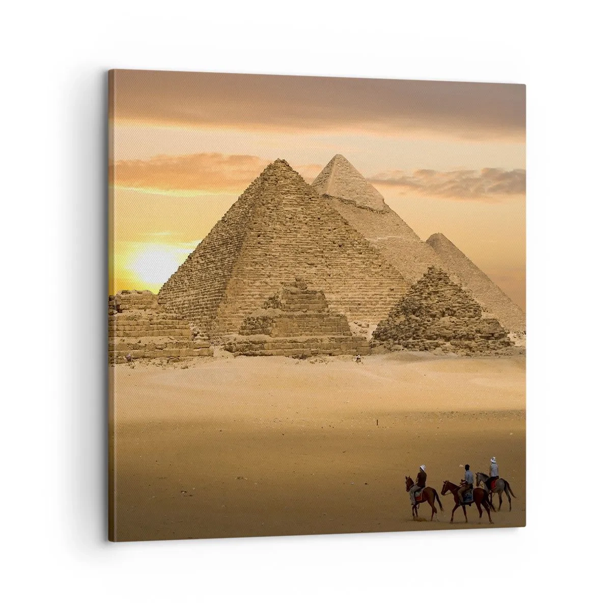 Bild auf Leinwand - Leinwandbild - Seit Tausenden von Jahren keine Veränderung - 60x60 cm