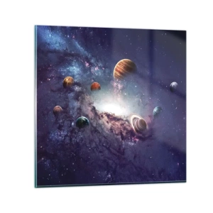 Glasbild - Bild auf glas - Solar-Tanz-System - 40x40 cm