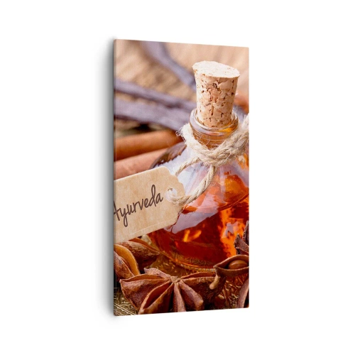 Bild auf Leinwand - Leinwandbild - Zur Einheit von Körper und Geist - 55x100 cm