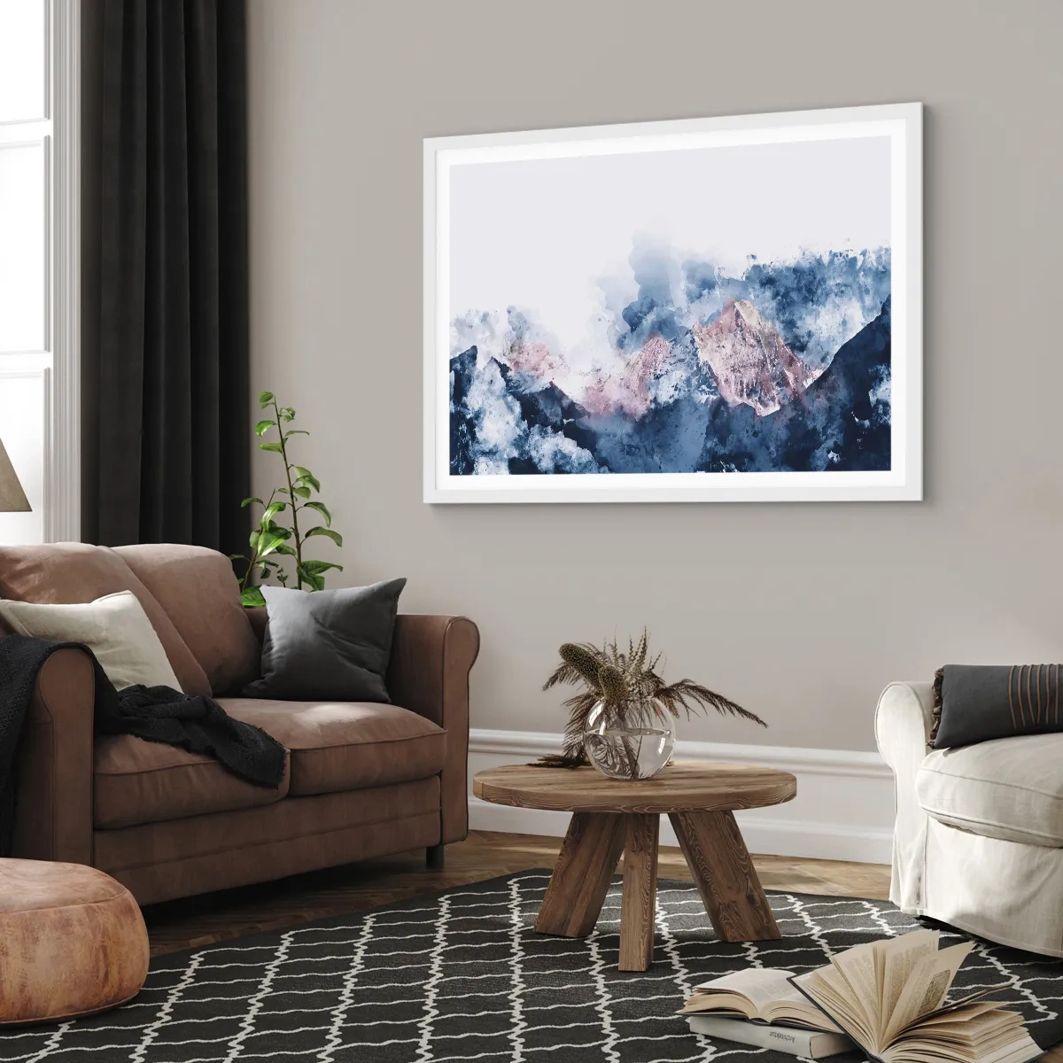 Poster in einem weißen Rahmen - Das sind die Spitzen! - 50x40 cm