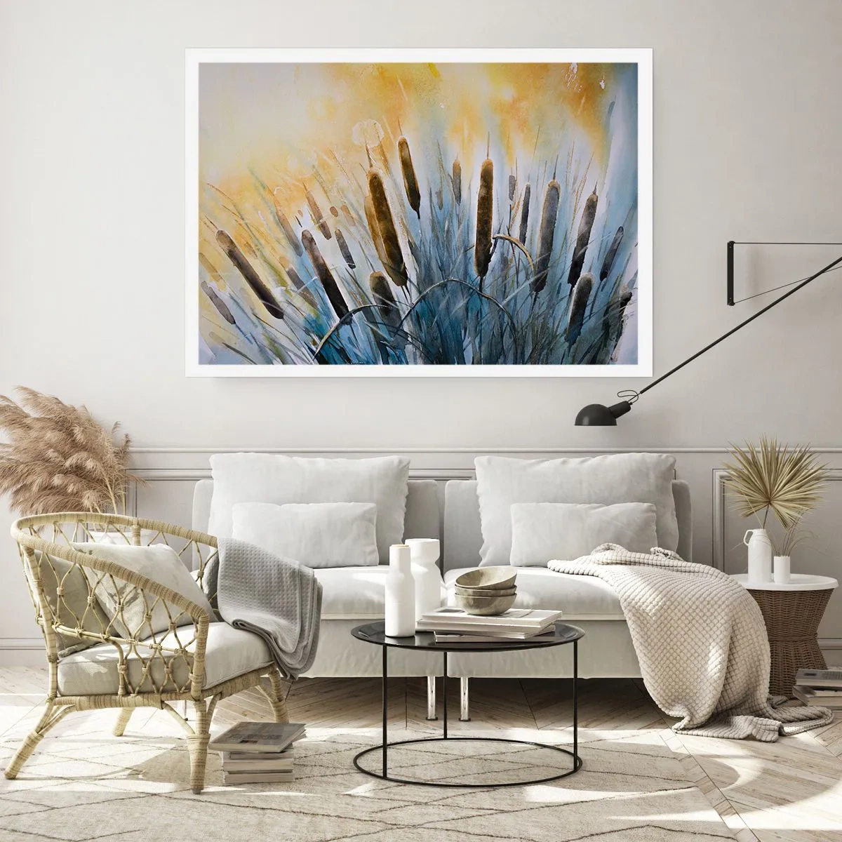 Poster - Die Kälte des Wassers, die Hitze der Sonne - 70x50 cm