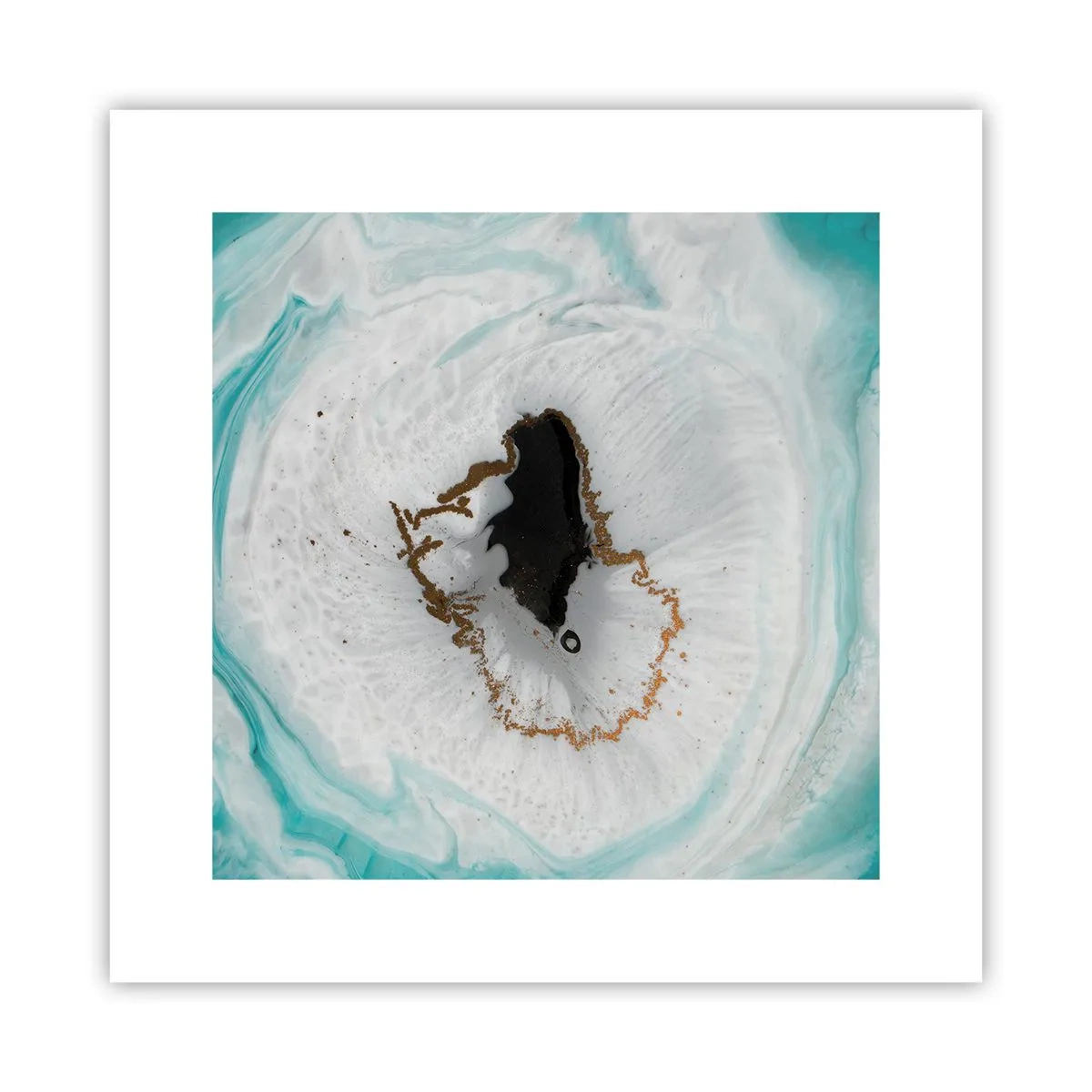 Poster - Nach Innen eindringen - 30x30 cm