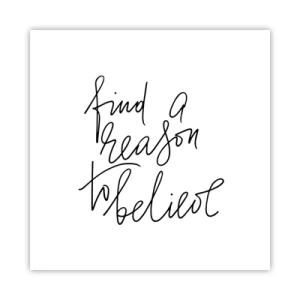 Poster - Es ist möglich - 50x50 cm