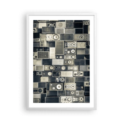 Poster in einem weißen Rahmen - Und es ist alles in Ordnung - 50x70 cm