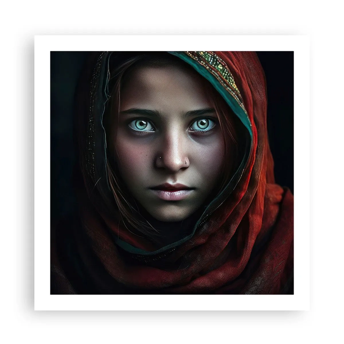Poster - Prinzessin aus dem Osten - 60x60 cm