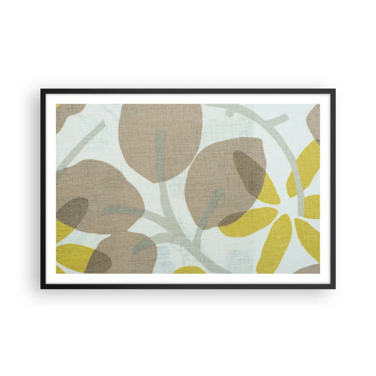 Poster in einem schwarzem Rahmen - Komposition in voller Sonne - 91x61 cm