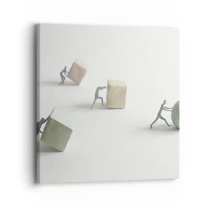 Bild auf Leinwand - Leinwandbild - Pures Leben - 30x30 cm