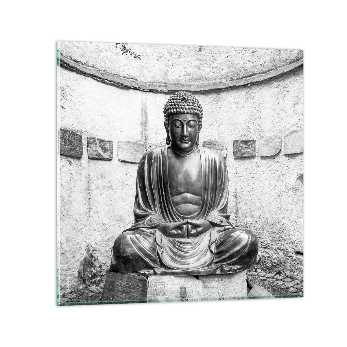 Glasbild - Bild auf glas - An der Quelle des Friedens - 60x60 cm