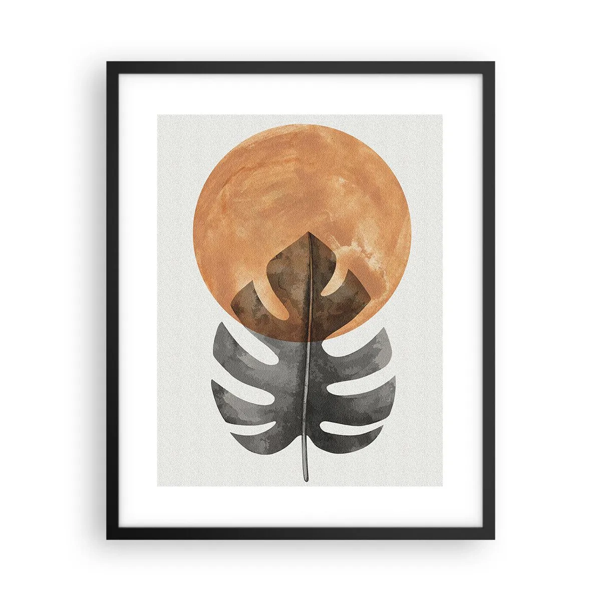 Poster in einem schwarzem Rahmen - Immer die Sonne - 40x50 cm