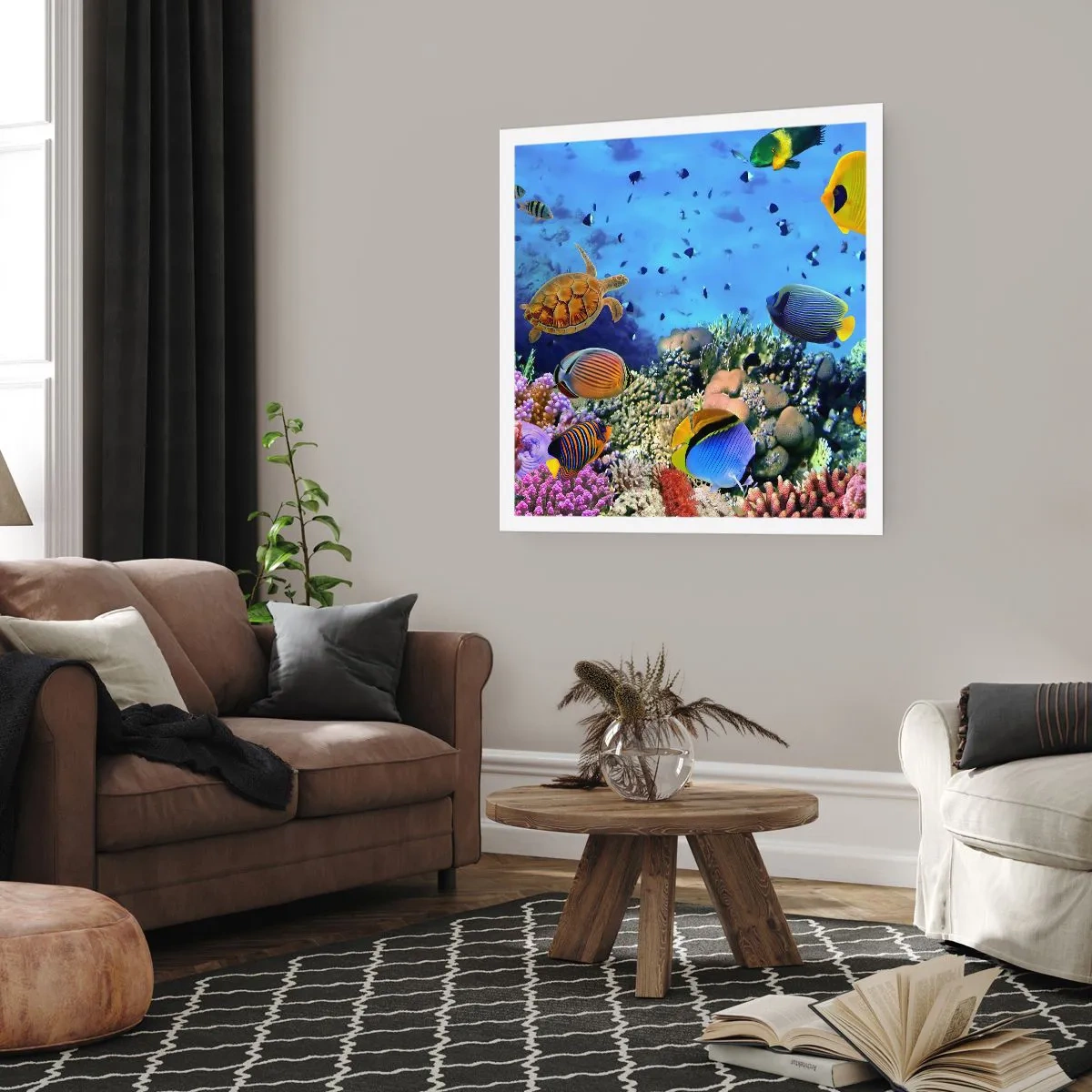 Poster - Und was wissen wir über das Leben ... - 60x60 cm