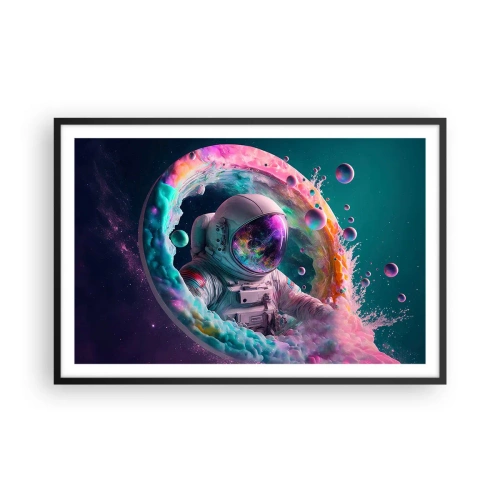 Poster in einem schwarzem Rahmen - Sternentor - 91x61 cm