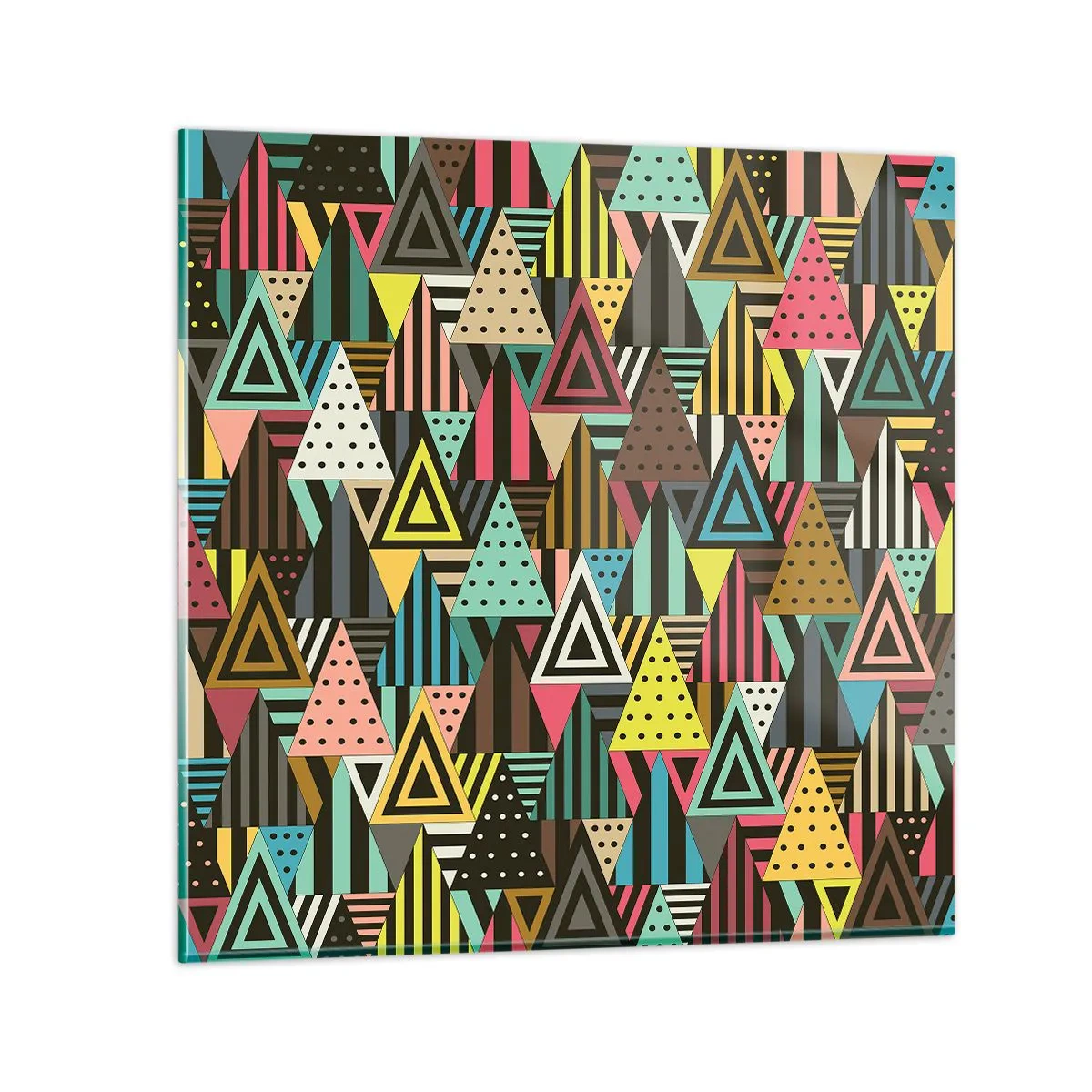 Glasbild - Bild auf glas - Im Rhythmus auf drei - 40x40 cm